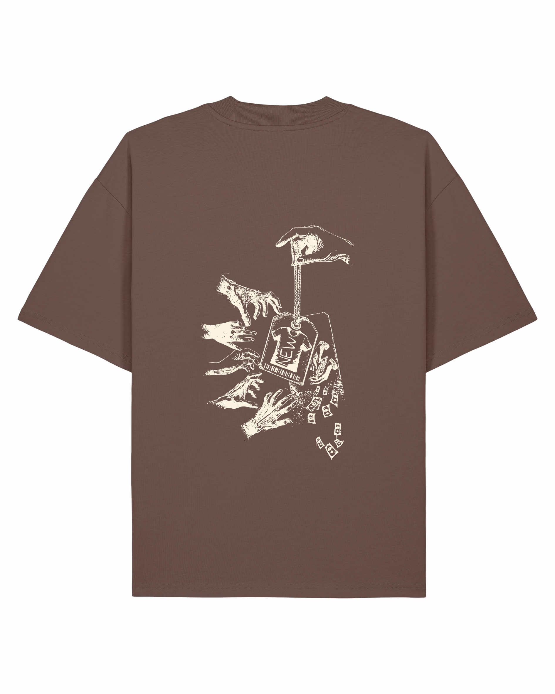Label Collapse Oversized T-Shirt