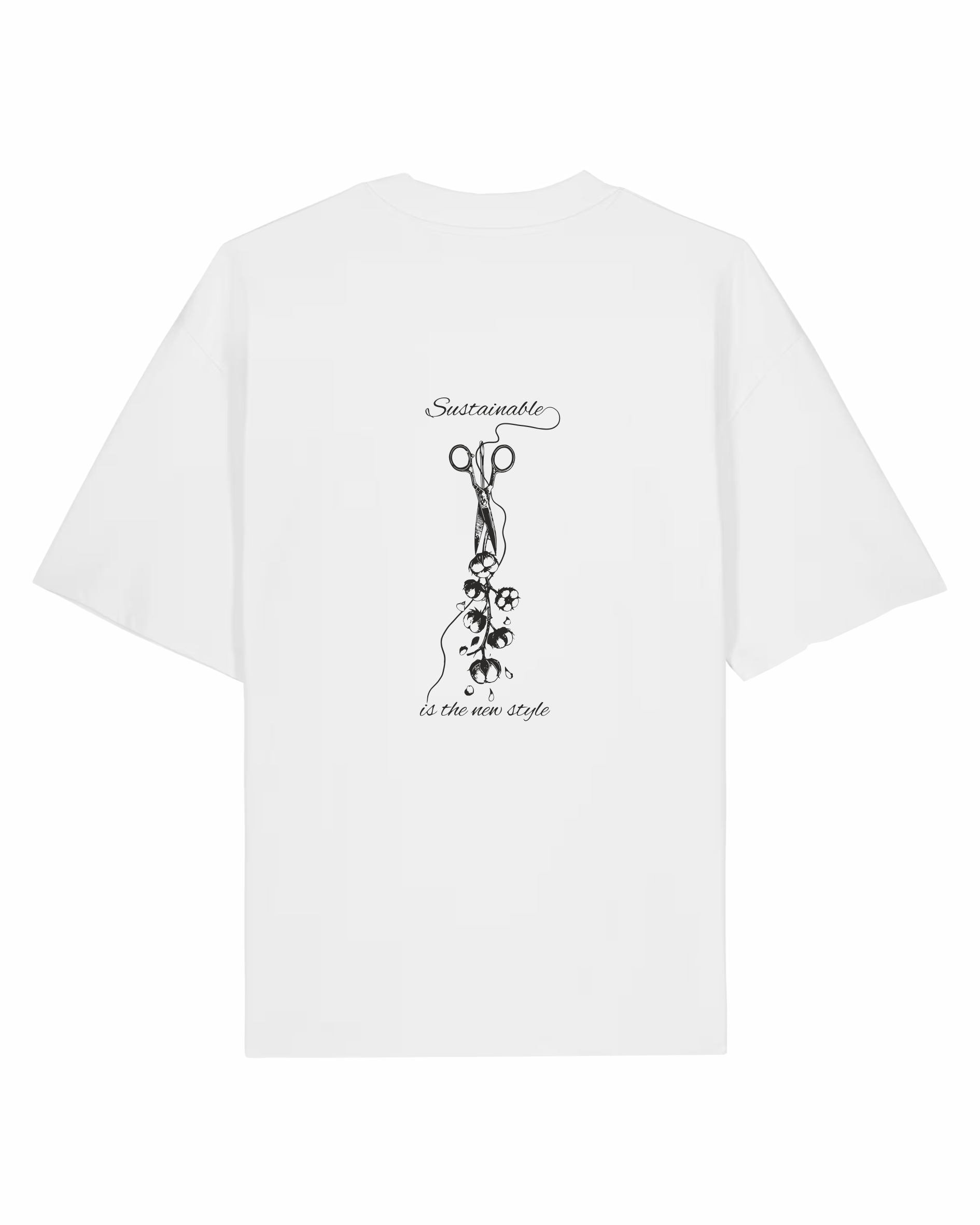 Reverse Cotton Oversized T-Shirt