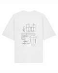 Pattern-Design Oversized T-Shirt